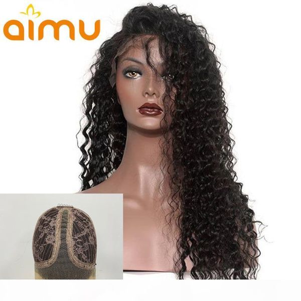 hd transparent lace frontal wig long curly t part human hair wig for black women 150 density preplucked with baby hair, Black;brown 
hd transparent lace frontal wig long curly t part human hair wig for black women 150 density preplucked with baby hair, Black;brown