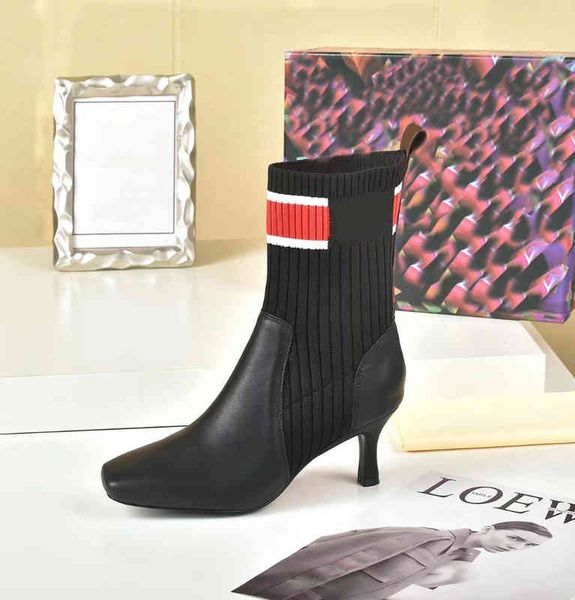 women socks designer knitted elastic boots ladies letter booties heel woman shoe high heels bootis fashion lady highs heeled shoes size, Black
women socks designer knitted elastic boots ladies letter booties heel woman shoe high heels bootis fashion lady highs heeled shoes size, Black