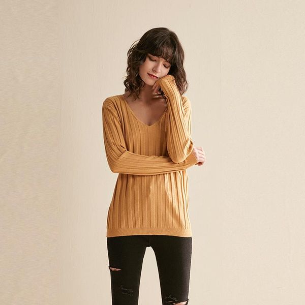 women's sweaters cmaz 2021 autumn sweater women pullover jumper knitted v-neck slim long sleeves causal cmaz19c7136, White;black
women's sweaters cmaz 2021 autumn sweater women pullover jumper knitted v-neck slim long sleeves causal cmaz19c7136, White;black