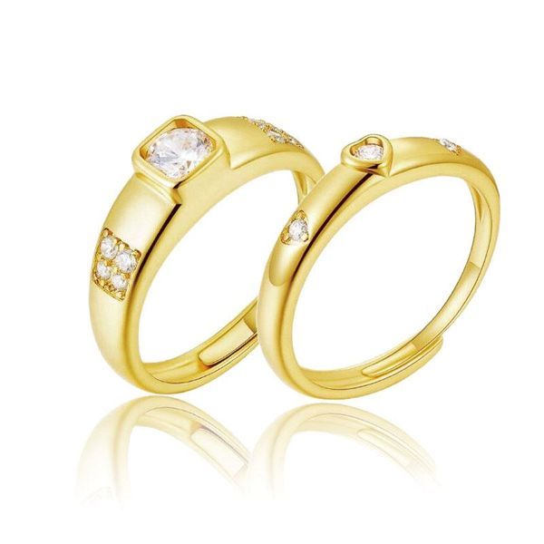 wedding rings mxgxfam (2pcs/set) gold couple for lover women men 24 k pure color jewelry fashion, Slivery;golden
wedding rings mxgxfam (2pcs/set) gold couple for lover women men 24 k pure color jewelry fashion, Slivery;golden