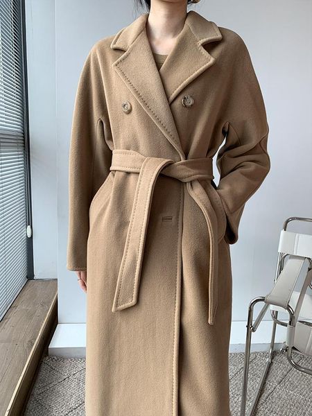 women's trench coats high-end women jacket classic water ripple cashmere coat female long section autumn winter fashion red, Tan;black
women's trench coats high-end women jacket classic water ripple cashmere coat female long section autumn winter fashion red, Tan;black