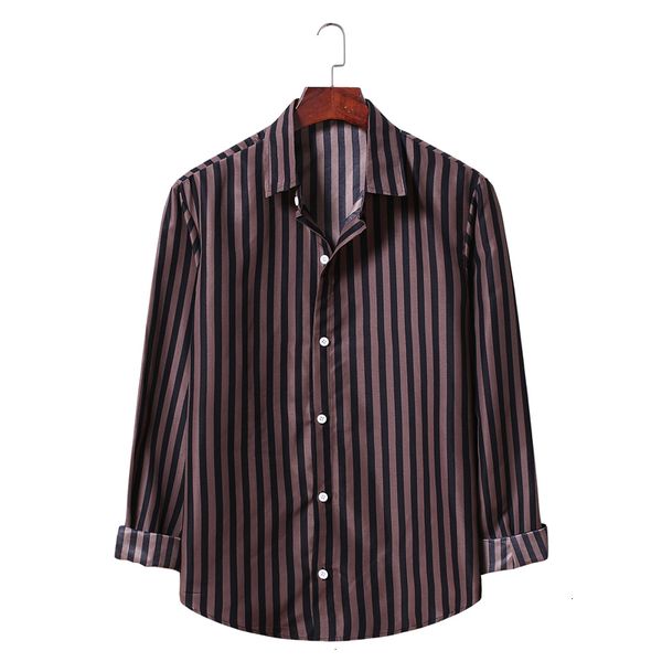 2021 new brand men casual striped spring autumn long sleeve buttons slim shirts male clothing plus size shirt harajuku umfb c8m6, White;black
2021 new brand men casual striped spring autumn long sleeve buttons slim shirts male clothing plus size shirt harajuku umfb c8m6, White;black