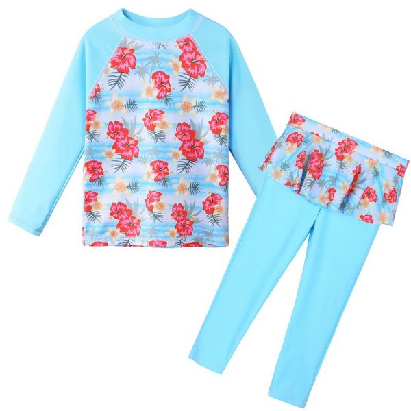 baohulu girls 2 pieces long sleeve swimsuit summmer print flower sun protection suit upf 50+ children swimming costume
baohulu girls 2 pieces long sleeve swimsuit summmer print flower sun protection suit upf 50+ children swimming costume