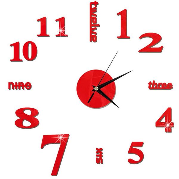 wall clocks diy mirror effect 3d home decoration stickers brief style still life living room dining clock
wall clocks diy mirror effect 3d home decoration stickers brief style still life living room dining clock