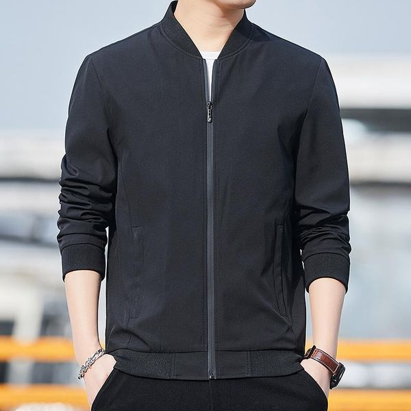 men's jackets jacket autumn winter trend fashion baseball collar coat long-sleeved casual windbreaker outwear clothing, Black;brown
men's jackets jacket autumn winter trend fashion baseball collar coat long-sleeved casual windbreaker outwear clothing, Black;brown