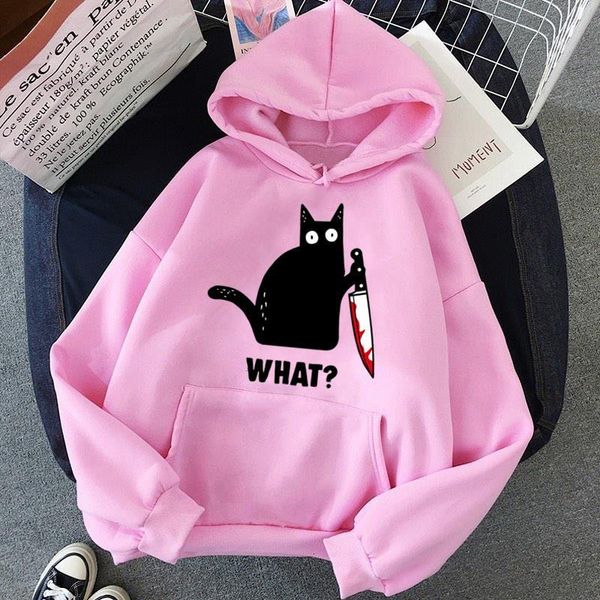 fashion2021 autumn winter fleece women's sportswear harajuku print funny cat what hip hop clothing streetwear hoodies sweatshirt, Black
fashion2021 autumn winter fleece women's sportswear harajuku print funny cat what hip hop clothing streetwear hoodies sweatshirt, Black