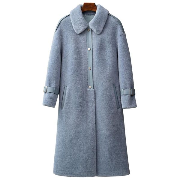female coat real fur 100% wool jacket autumn winter coat women clothes 2021 sheep shearling long suede lining zt4411, Black
female coat real fur 100% wool jacket autumn winter coat women clothes 2021 sheep shearling long suede lining zt4411, Black