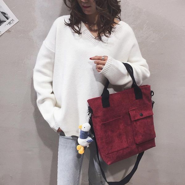 shoulder bags corduroy bag women's 2021 style autumn korean college students class messenger
shoulder bags corduroy bag women's 2021 style autumn korean college students class messenger