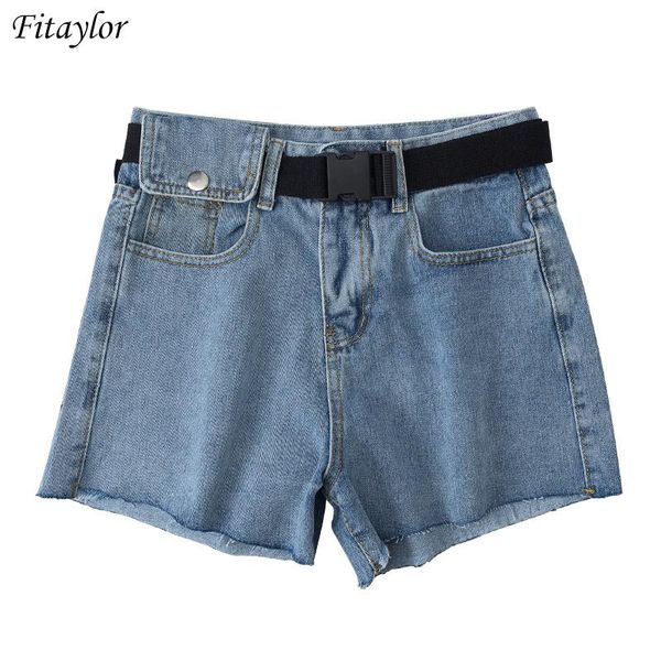 women's shorts fitaylor 2021 women high waist wide leg blue black denim with belt summer casual female solid color 2xl jeans, White;black
women's shorts fitaylor 2021 women high waist wide leg blue black denim with belt summer casual female solid color 2xl jeans, White;black