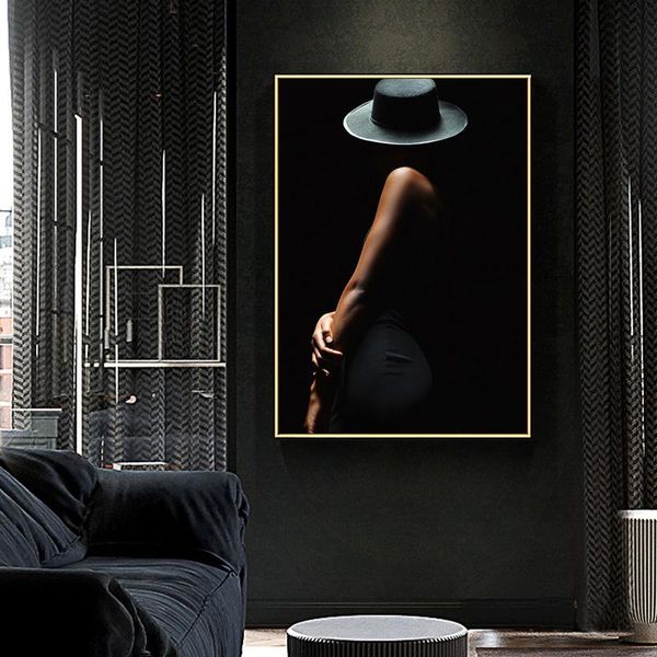 paintings abstract modern woman art body black background print poster wall pictures for living room home decor
paintings abstract modern woman art body black background print poster wall pictures for living room home decor