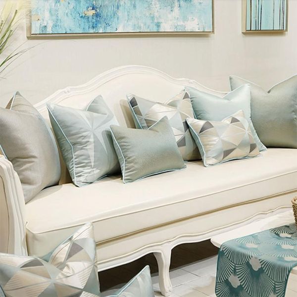modern geometric pillow/almofadas case,modern design seat back cushion cover 45 50 60,european blue decorative throw pillow case
modern geometric pillow/almofadas case,modern design seat back cushion cover 45 50 60,european blue decorative throw pillow case