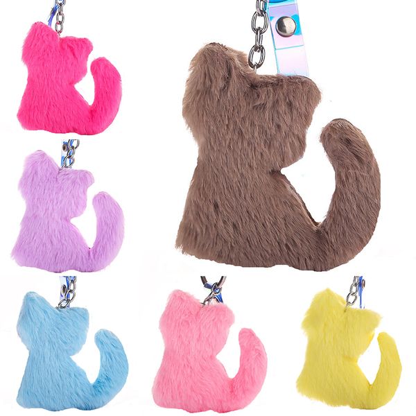 fashion plush colorful pompoms cute cat keychain women bag car pendant multicolor cute key pendant key chain gift, Silver
fashion plush colorful pompoms cute cat keychain women bag car pendant multicolor cute key pendant key chain gift, Silver