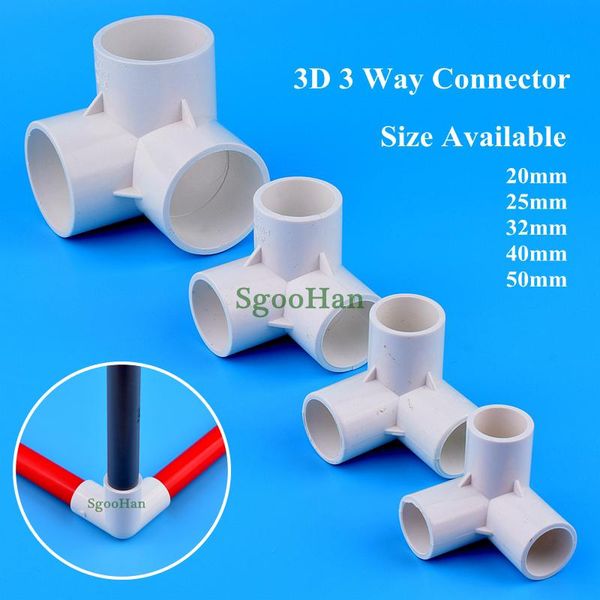 2~30pcs id 20~50mm pvc pipe 3 way 3d connectors hydroponic frame coupler adapter hard tube fittings aquarium fish tank joints
2~30pcs id 20~50mm pvc pipe 3 way 3d connectors hydroponic frame coupler adapter hard tube fittings aquarium fish tank joints