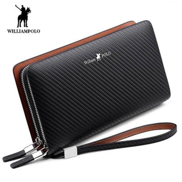 wallets williampolo men's wallet 2021 luxury business solid double zipper men genuine leather handbag cowhide long clutch bag, Red;black
wallets williampolo men's wallet 2021 luxury business solid double zipper men genuine leather handbag cowhide long clutch bag, Red;black