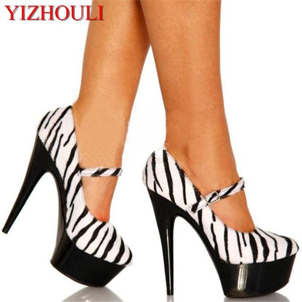 dress shoes to fashion women platform stiletto heels, 6 inch zebra design high heel 15 cm stage show single, Black
dress shoes to fashion women platform stiletto heels, 6 inch zebra design high heel 15 cm stage show single, Black