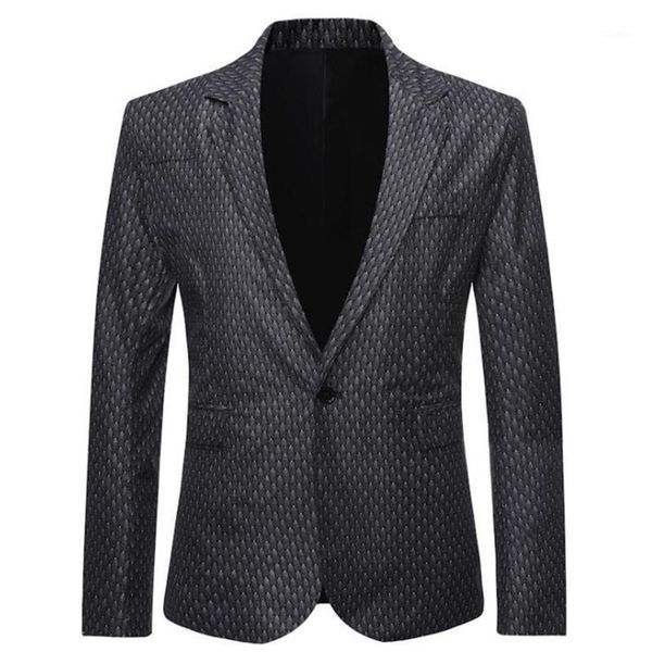men's suits & blazers casual suit jacket british style youth business polka dot single button clothing veste costume homme ropa hombre, White;black
men's suits & blazers casual suit jacket british style youth business polka dot single button clothing veste costume homme ropa hombre, White;black