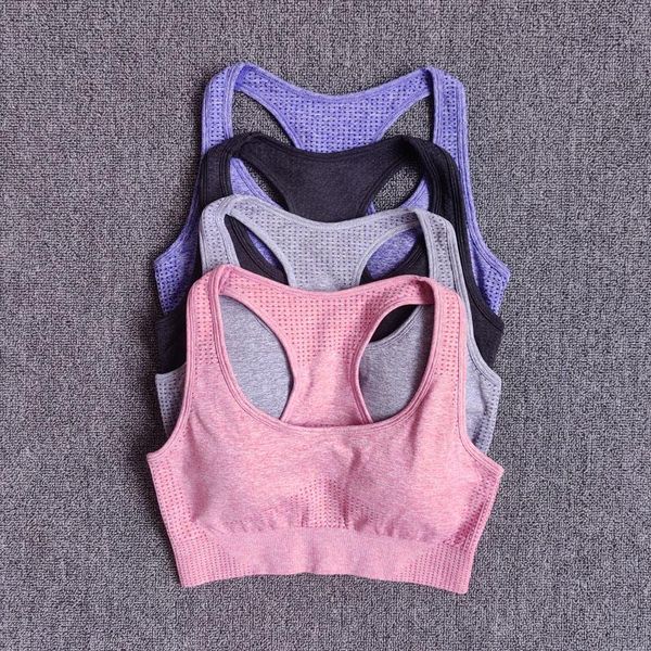gym clothing energy seamless women sports bra running workout padded push up yoga vest sport woman fitness activewear, White;black
gym clothing energy seamless women sports bra running workout padded push up yoga vest sport woman fitness activewear, White;black