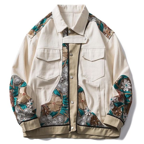 men's jackets casual hip mens streetwear cargo hop color block patchwork autumn embroidery windbreaker harajuku outwear coats men, Black;brown
men's jackets casual hip mens streetwear cargo hop color block patchwork autumn embroidery windbreaker harajuku outwear coats men, Black;brown