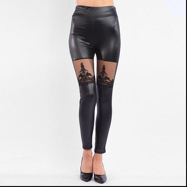 2021 ladies gothic lace leggings girl punk lolita floral mesh and fake leather pants high elastic slimwork pants, Black
2021 ladies gothic lace leggings girl punk lolita floral mesh and fake leather pants high elastic slimwork pants, Black
