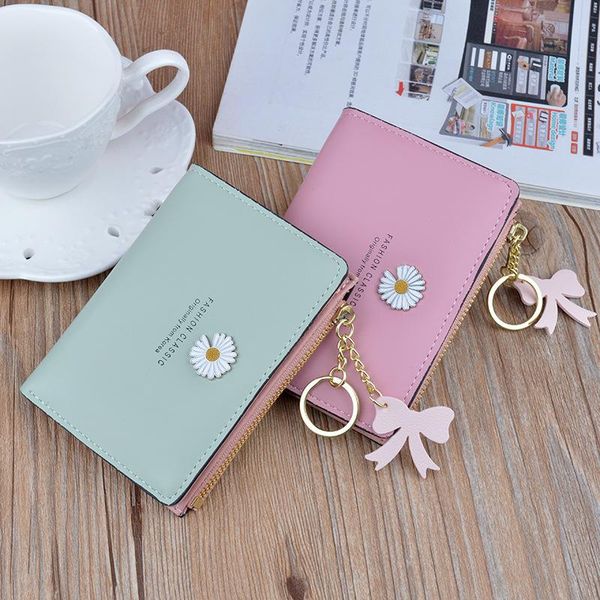 wallets coin purse leather ladies short zipper daisy student cute mini small keychain bag porte monnaie femme, Red;black
wallets coin purse leather ladies short zipper daisy student cute mini small keychain bag porte monnaie femme, Red;black