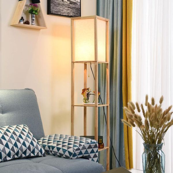 floor lamps modern nordic fabric and wood e27 led lamp light for living room bedside study el 
floor lamps modern nordic fabric and wood e27 led lamp light for living room bedside study el