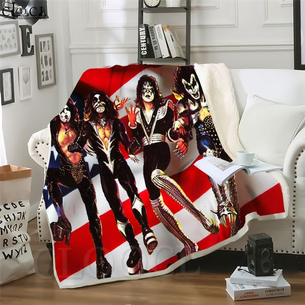 cloocl new metal rock kiss band 3d print street style air conditioning blanket sofa teens bedding throw blankets plush quilt
cloocl new metal rock kiss band 3d print street style air conditioning blanket sofa teens bedding throw blankets plush quilt