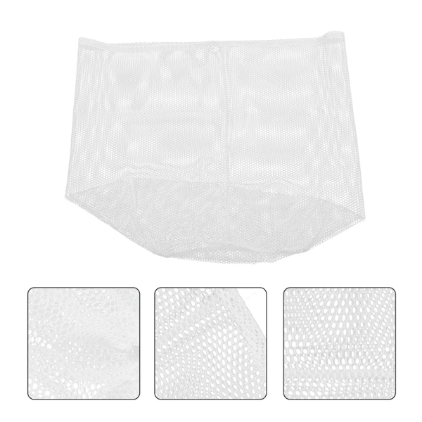 laundry bags 2pcs practical home wash mesh white