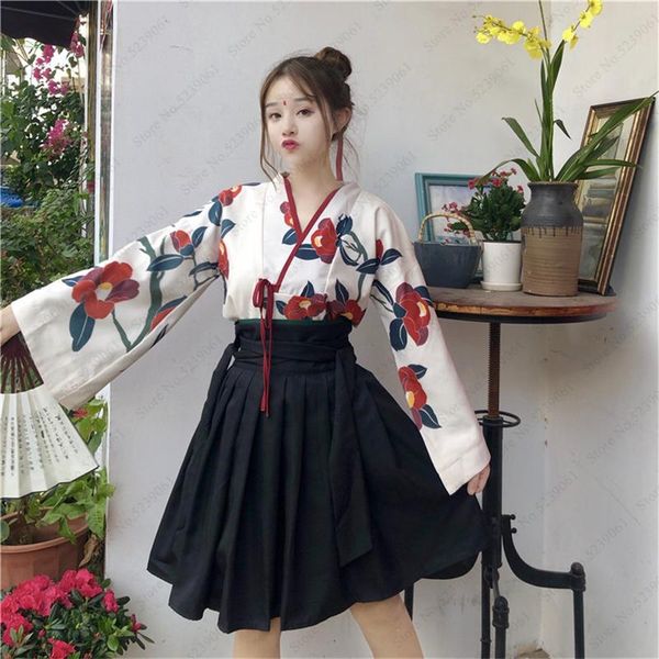 ethnic clothing japanese style kimono yukata robes girls haori obi long sleeve party dresses women samurai floral printed anime skirt, Red
ethnic clothing japanese style kimono yukata robes girls haori obi long sleeve party dresses women samurai floral printed anime skirt, Red