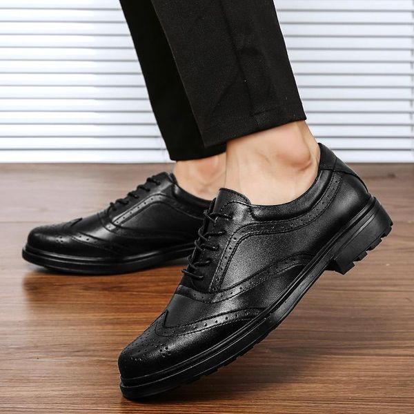 dress shoes business men oxfords brogue leather fashion outdoor lace up office wedding zapatillas big size 48, Black
dress shoes business men oxfords brogue leather fashion outdoor lace up office wedding zapatillas big size 48, Black