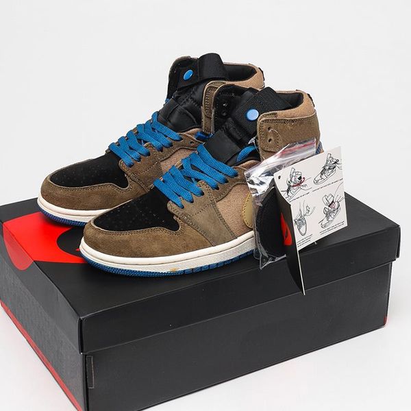 1s sport 1 with basketball shoe dark switch shoes quality brown designer fashion jumpman running classical high box hetus, Black
1s sport 1 with basketball shoe dark switch shoes quality brown designer fashion jumpman running classical high box hetus, Black