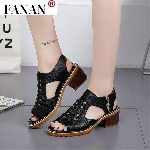 sandals 2021 vintage elegant mid square heel women's summer style peep toe cross tied side zip design shoes woman ax52, Black
sandals 2021 vintage elegant mid square heel women's summer style peep toe cross tied side zip design shoes woman ax52, Black