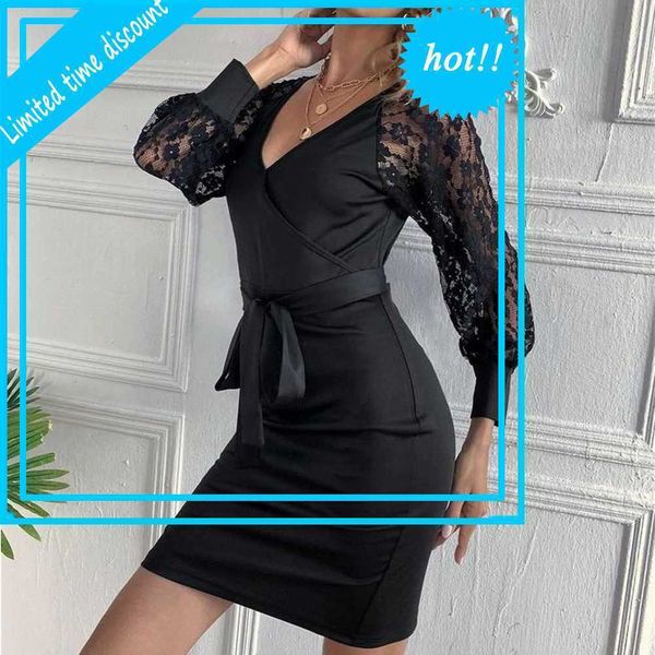 women vallen lace lantaarn long mouwen dresses v-neck mini black dress with strap chic ladies party bodycon elegant vestidos
women vallen lace lantaarn long mouwen dresses v-neck mini black dress with strap chic ladies party bodycon elegant vestidos