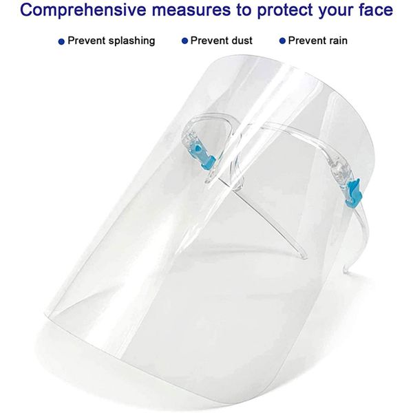 safety transparent clear eco pet transparent with glass frame plastic reusable protective anti-splash and fog face shield mask bwf2897
safety transparent clear eco pet transparent with glass frame plastic reusable protective anti-splash and fog face shield mask bwf2897