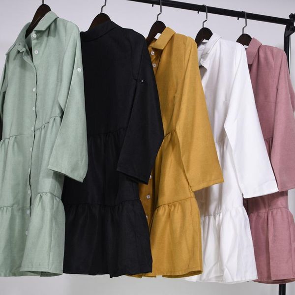 casual dresses yhzbhzym shirt dress women 2021 turn down office long sleeve mini elegant blue party vestidos de mujer bing, Black;gray
casual dresses yhzbhzym shirt dress women 2021 turn down office long sleeve mini elegant blue party vestidos de mujer bing, Black;gray