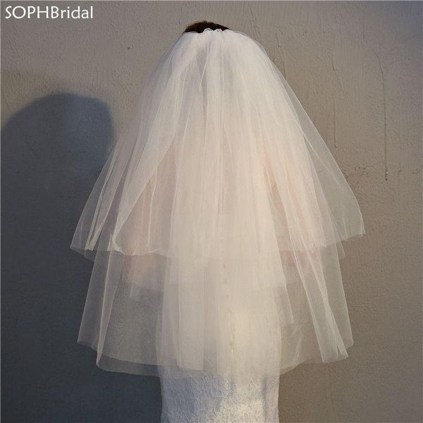 bridal veils arrival two-layer tulle wedding veil headwear accessories voile mariage velos de novia wesele with comb, Black
bridal veils arrival two-layer tulle wedding veil headwear accessories voile mariage velos de novia wesele with comb, Black