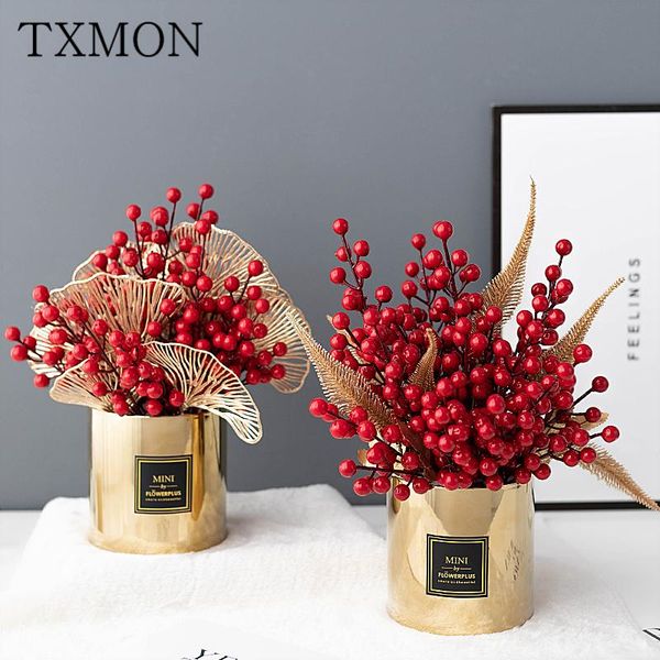 light luxury new chinese style spring festival new year's eve artificial flowers set fortune red fruit home decoration festive
light luxury new chinese style spring festival new year's eve artificial flowers set fortune red fruit home decoration festive