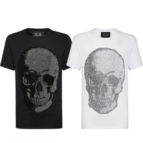 2021 new mens designer t shirt men short sleeves tshirt man 100% cotton tees male summer crystal shining big skull t-shirts jei, White;black
2021 new mens designer t shirt men short sleeves tshirt man 100% cotton tees male summer crystal shining big skull t-shirts jei, White;black
