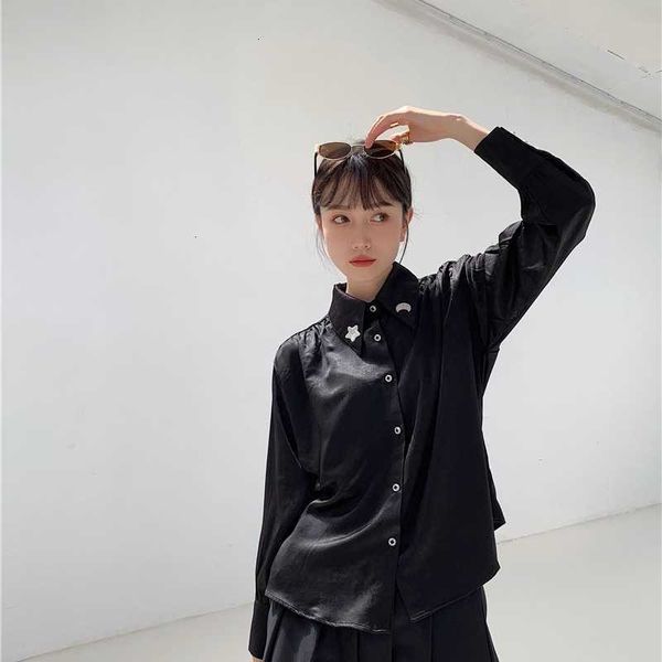 women's two piece pants vintage black glitter satin long sleeve shirt women blouse embroidered lantern ladies autumn e7f6, White
women's two piece pants vintage black glitter satin long sleeve shirt women blouse embroidered lantern ladies autumn e7f6, White