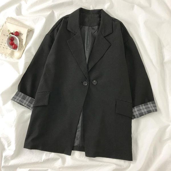 women's suits & blazers fitaylor spring autumn women fashion solid black double-breasted casual office lady long sleeve grey buttons co, White;black
women's suits & blazers fitaylor spring autumn women fashion solid black double-breasted casual office lady long sleeve grey buttons co, White;black
