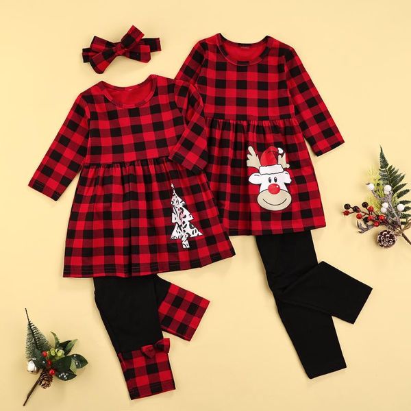 clothing sets 0-4y toddler baby kid girl clothes set long sleeve plaid trousers headband outfits children girls costumes christmas, White
clothing sets 0-4y toddler baby kid girl clothes set long sleeve plaid trousers headband outfits children girls costumes christmas, White