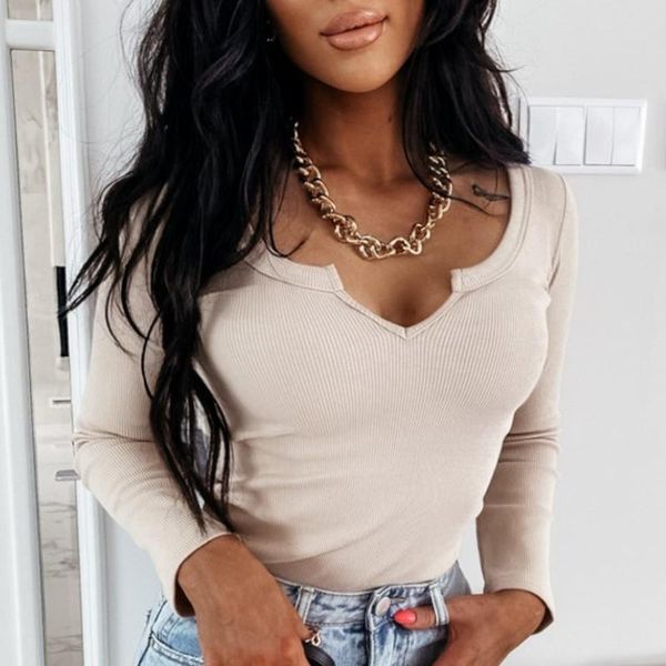 women's blouses & shirts women knitted blouse low cut v neck solid slim ruched long sleeve shirt casual autumn plus size blusas muj, White
women's blouses & shirts women knitted blouse low cut v neck solid slim ruched long sleeve shirt casual autumn plus size blusas muj, White