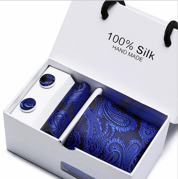 men's tie gift box 5 set group necktie business formal wedding dress handkerchief cufflinks suit, Black;blue
men's tie gift box 5 set group necktie business formal wedding dress handkerchief cufflinks suit, Black;blue