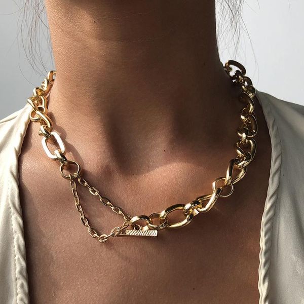 chokers 2021 trend alloy necklace punk hip-hop clavicle chain neck, Golden;silver
chokers 2021 trend alloy necklace punk hip-hop clavicle chain neck, Golden;silver