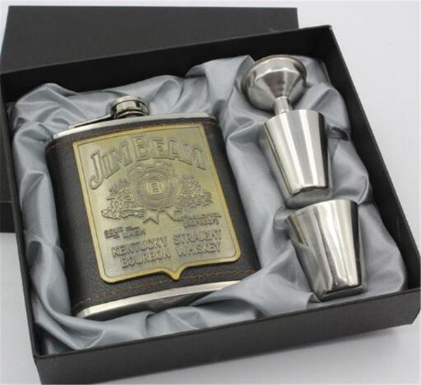 hip flasks 4pcs/set 7oz stainless steel flask wine pot cup funnel suit set portable whisky alcohol flagon liquor bottle b2032
hip flasks 4pcs/set 7oz stainless steel flask wine pot cup funnel suit set portable whisky alcohol flagon liquor bottle b2032