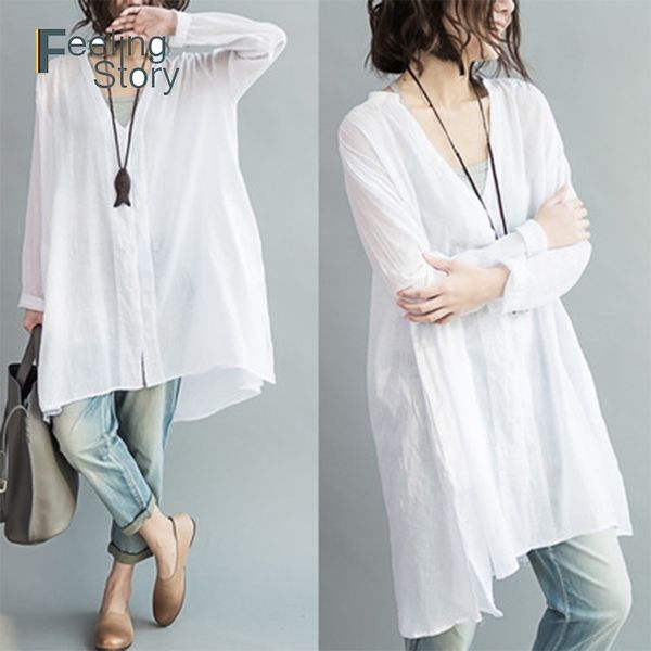 2 pieces set korean white cotton linen shirt blouses women's plus size long sleeve s spring blouse loose dress 210603
2 pieces set korean white cotton linen shirt blouses women's plus size long sleeve s spring blouse loose dress 210603