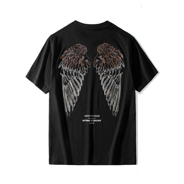 2021 new summer men's pure cotton diamond wings men's/women's long sleeves casual harajuku sportswear hiphop t shirt ulqu, White;black
2021 new summer men's pure cotton diamond wings men's/women's long sleeves casual harajuku sportswear hiphop t shirt ulqu, White;black