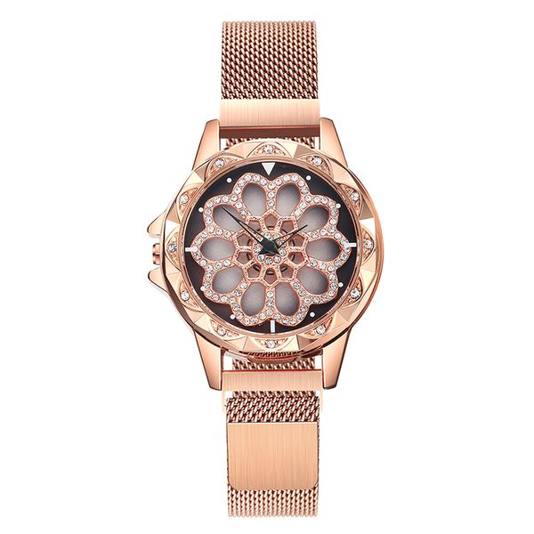 synoke rotating dial hollow creative design metal mesh steel strip women's quartz watches waterproof luxury designer, Slivery;brown
synoke rotating dial hollow creative design metal mesh steel strip women's quartz watches waterproof luxury designer, Slivery;brown