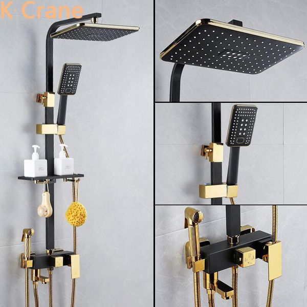 bathroom shower sets black gold bath faucet cold system bathtub square head set wall mount modern luxury white tap
bathroom shower sets black gold bath faucet cold system bathtub square head set wall mount modern luxury white tap