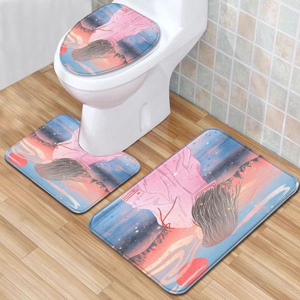 carpets 3 piece bathroom rug set and toilet covers non slip mat u-shaped elongated lid cover
carpets 3 piece bathroom rug set and toilet covers non slip mat u-shaped elongated lid cover