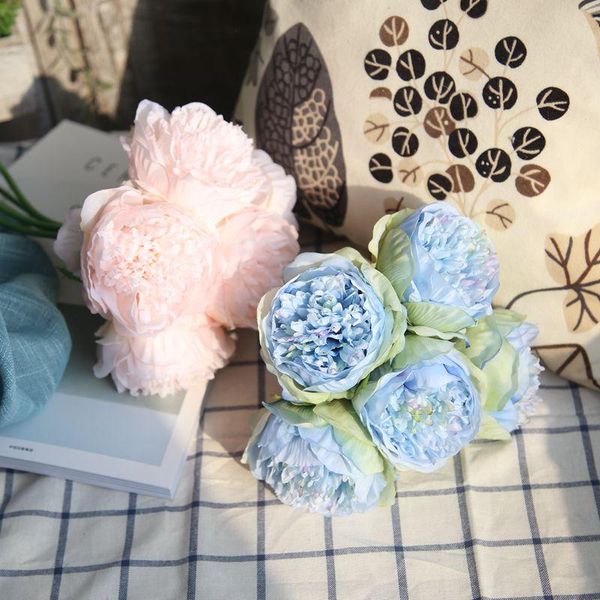 decorative flowers & wreaths artificial flowers, five peony home decorations, living room flower arrangements, bridal weddings, holding bouq
decorative flowers & wreaths artificial flowers, five peony home decorations, living room flower arrangements, bridal weddings, holding bouq